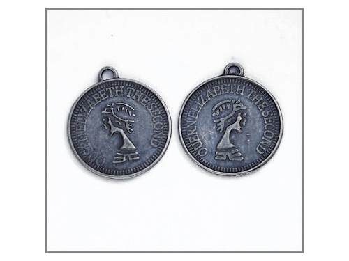 Decorative Coins (antique silver colour) TB121